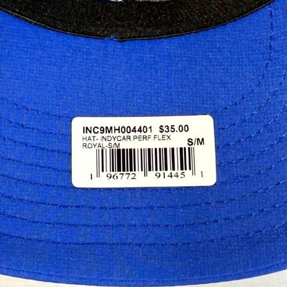 INDYCAR Racing Blue Fitted Hat NEW‎ - Picture 4 of 7